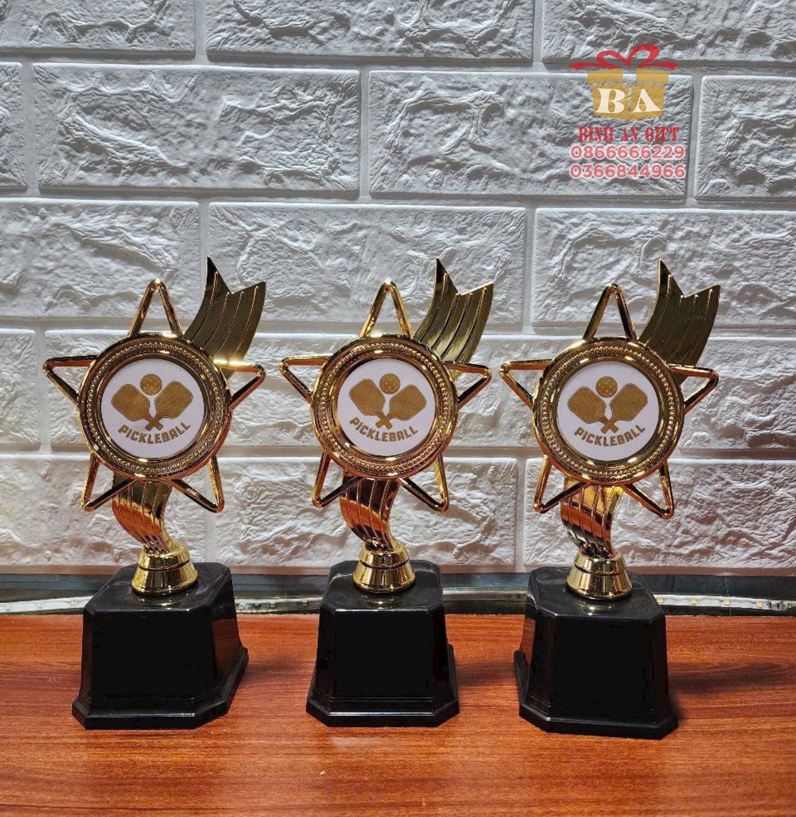 Cúp vinh danh kim loại N01